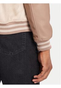 Guess Kurtka bomber M5BL2B K1062 Beżowy Regular Fit. Kolor: beżowy. Materiał: syntetyk