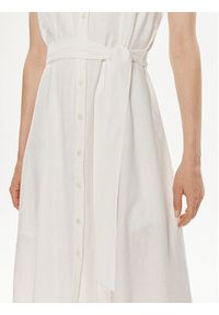 GAP - Gap Sukienka koszulowa 857655-00 Écru Regular Fit. Materiał: wiskoza, len. Typ sukienki: koszulowe #4