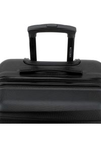 Wittchen - Średnia walizka z ABS-u z żebrowaniem czarna. Kolor: czarny. Materiał: guma #4