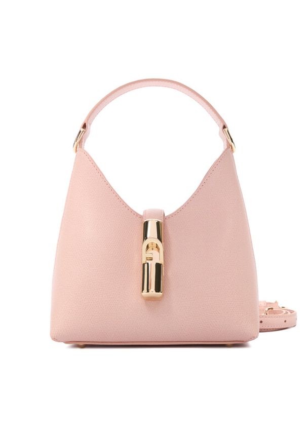 Furla Torebka Iride Mini WE00876 ARE000 KH 4355S Różowy. Kolor: różowy. Materiał: skórzane