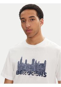 Jack & Jones - Jack&Jones T-Shirt Boston 12272981 Biały Relaxed Fit. Kolor: biały. Materiał: bawełna #8