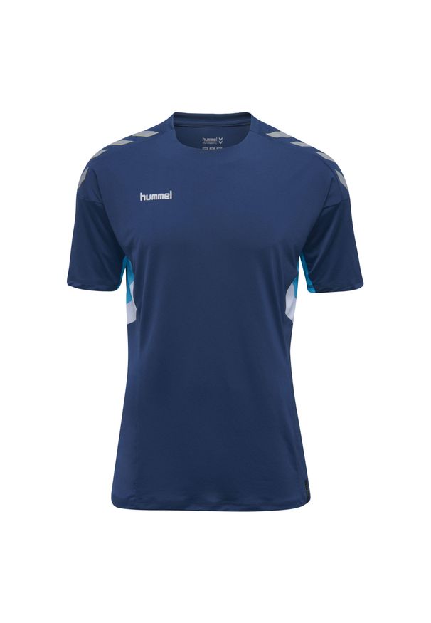 T-shirt Hummel Tech Move dla mężczyzn - Komfort i Styl. Kolor: niebieski. Sport: piłka nożna