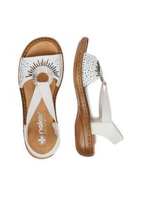 Rieker Sandały CEO-60880-80 Biały. Kolor: biały. Materiał: materiał #8
