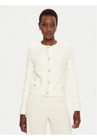 Marciano Guess Kardigan 5RGR18 5852Z Biały Regular Fit. Kolor: biały. Materiał: wiskoza