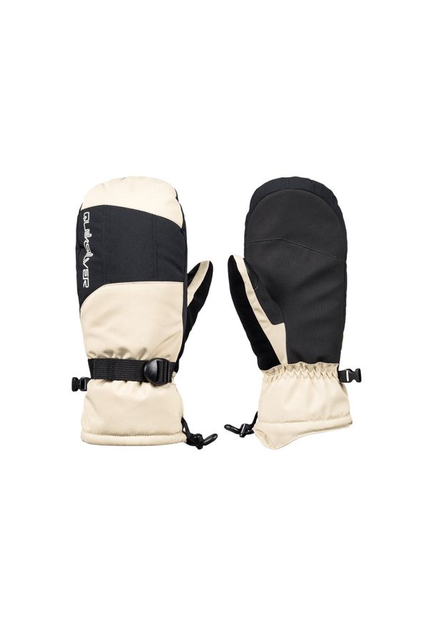 Quiksilver - Techniczne rękawice do sportów zimowych dla Mężczyzn MISSION. Kolor: beżowy. Sezon: zima. Sport: narciarstwo