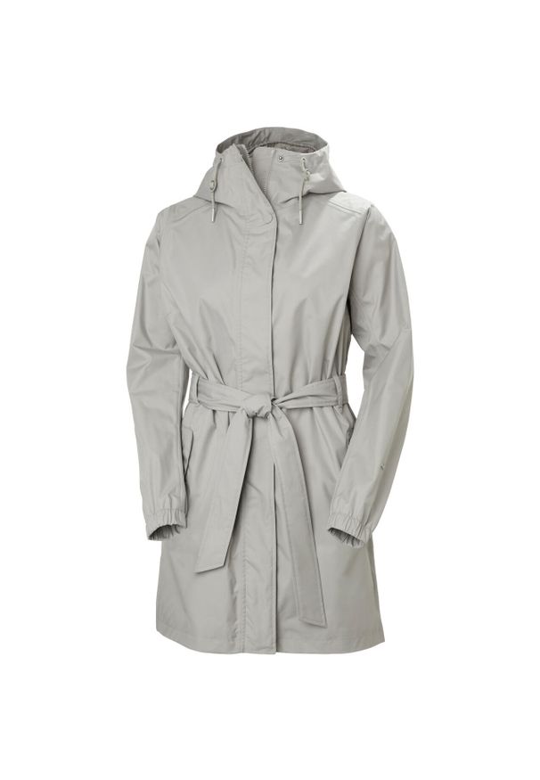 Damska kurtka wodoodporna Helly Hansen Hh Classics Trench. Kolor: szary. Styl: elegancki