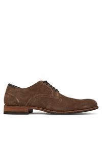 Clarks Półbuty CraftArlo Lace 26181334 Brązowy. Kolor: brązowy. Materiał: skóra, zamsz