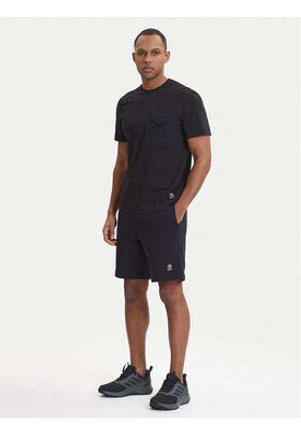 Parajumpers Szorty sportowe Cairo Easy 26SMPMPAEY25 Czarny Regular Fit. Kolor: czarny. Materiał: bawełna. Styl: sportowy