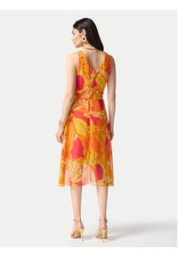 Joseph Ribkoff Sukienka letnia 242015 Pomarańczowy Regular Fit. Kolor: pomarańczowy. Materiał: syntetyk. Sezon: lato #3