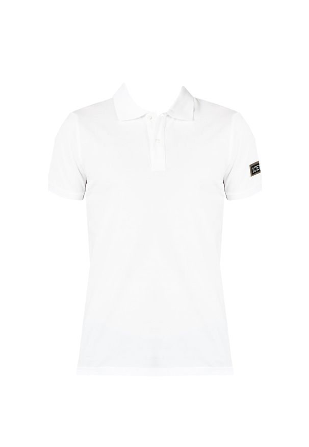 Iceberg Koszulka Polo | F031631A | Mężczyzna | Biały. Okazja: na co dzień. Typ kołnierza: polo. Kolor: biały. Materiał: bawełna. Długość rękawa: krótki rękaw. Długość: krótkie. Styl: elegancki, klasyczny, casual