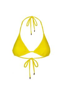 CAHA CAPO DUBAI - Żółty top od bikini Ainsley. Kolor: żółty. Materiał: materiał #2