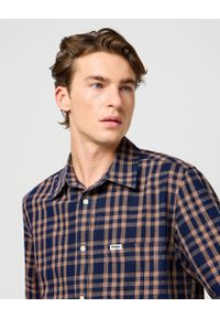 Wrangler - MESKA KOSZULA WRANGLER SS 1 PKT SHIRT RAW UMBER INDIGO 112362734 #4