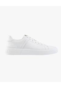 Balmain - BALMAIN - Białe sneakersy ze skóry B-Court. Okazja: na co dzień. Kolor: biały. Materiał: skóra #6