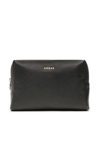 Guess Kosmetyczka Not Coordinated Accessories PW1522 P3115 Czarny. Kolor: czarny. Materiał: skóra