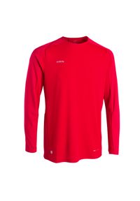 KIPSTA - Koszulka piłkarska z długim rękawem Kipsta Viralto Club. Kolor: czerwony. Materiał: materiał. Długość rękawa: długi rękaw. Długość: długie. Sport: piłka nożna #1