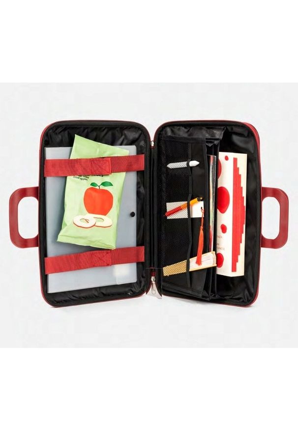 Torba Bombata Trama 15-16" czarny. Kolor: czarny