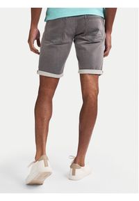 Petrol Industries Szorty jeansowe M-ROS-SHO001 Szary Slim Fit. Kolor: szary. Materiał: bawełna