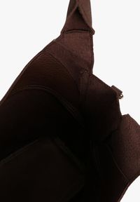 Born2be - Brązowa Torebka Typu Shopper z Saszetką Fesandia. Kolor: brązowy. Styl: casual
