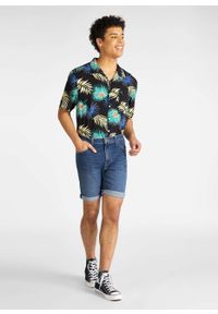 Lee - LEE RIDER SHORT MĘSKIE SZORTY JEANSOWE HAWAII DARK L73FMGFL. Materiał: jeans