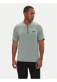 BOSS Polo K_Perform-Max_Pl 50537146 Zielony Slim Fit. Typ kołnierza: polo. Kolor: zielony. Materiał: bawełna #1