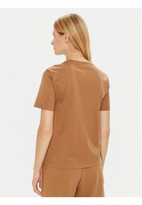 Max Mara Leisure T-Shirt Paggio 2426946038 Brązowy Regular Fit. Kolor: brązowy. Materiał: bawełna #4