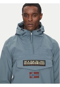 Napapijri Kurtka anorak Rainforest M Sum 3 NP0A4G7DG1Y1 Niebieski Regular Fit. Kolor: niebieski. Materiał: syntetyk #6