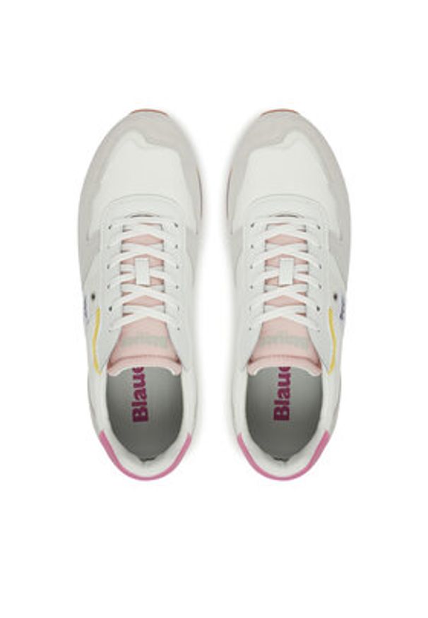 Blauer Sneakersy S5MELROSE02 Biały. Kolor: biały. Materiał: materiał