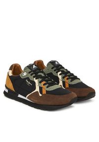 Pepe Jeans Sneakersy Brit Prints M PMS400002 Brązowy. Kolor: brązowy. Materiał: materiał #4