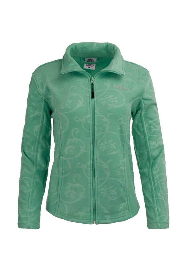 GLENMUIR - Damska bluza z mikrofleecu Spitsbergen w kolorze emerald green. Kolor: zielony. Materiał: poliester
