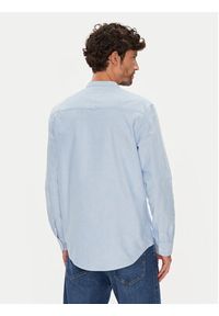 Tommy Jeans Koszula Essential DM0DM21690 Błękitny Regular Fit. Kolor: niebieski. Materiał: bawełna #5