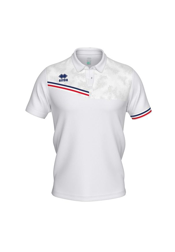 ERREA - Polo Errea Emir Polo Mc Reklama Dorośli. Typ kołnierza: polo. Kolor: biały