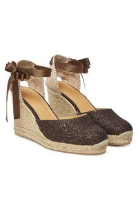 Castañer Espadryle Carina/8/032 021767 Brązowy. Kolor: brązowy. Materiał: materiał
