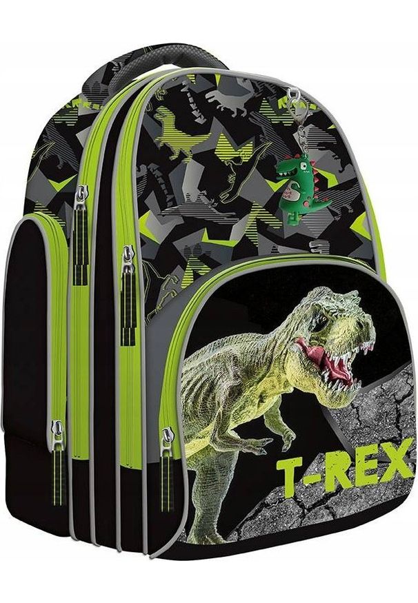 MAJEWSKI Plecak szkolny premium T-Rex