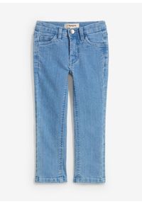 bonprix - Dżinsy ze stretchem Slim Fit Straight. Kolor: niebieski