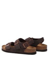 Birkenstock Sandały Milano 34873 Brązowy. Kolor: brązowy. Materiał: skóra #4