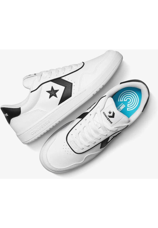 Buty sportowe męskie Converse Sc25. Kolor: biały. Materiał: skóra, materiał. Sport: fitness