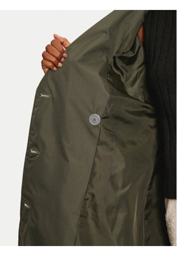 Brave Soul Trencz LJK-AYERMXDKHA Khaki Regular Fit. Kolor: brązowy. Materiał: syntetyk