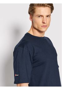 Henderson T-Shirt T-Line 19407 Granatowy Regular Fit. Kolor: niebieski. Materiał: bawełna