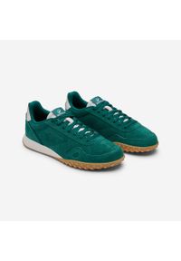 Decathlon - Sneakersy damskie RL70 zamszowe. Okazja: na co dzień. Kolor: zielony, biały, wielokolorowy, różowy. Materiał: zamsz