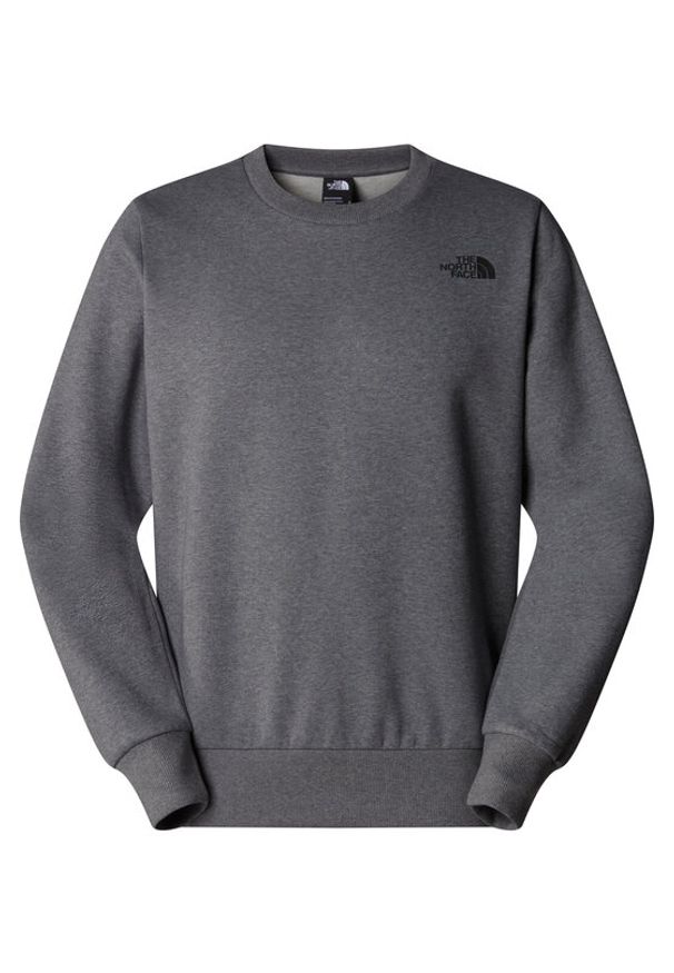 The North Face Bluza Simple Dome NF0A89FB Szary Regular Fit. Kolor: szary. Materiał: bawełna