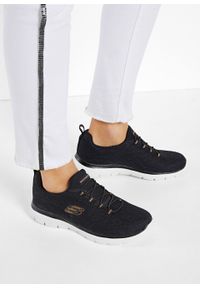 Sneakersy Skechers z pianką Memory bonprix czarny - leo. Kolor: czarny #3