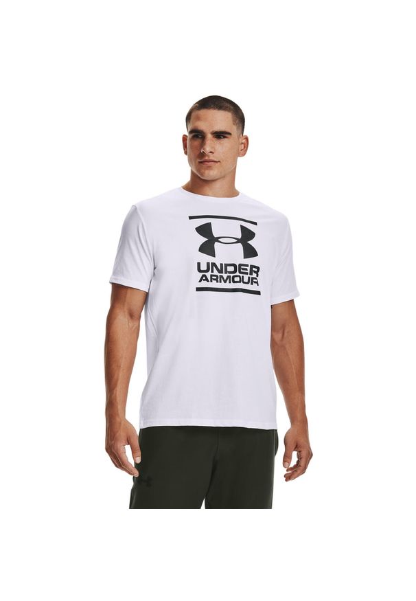 Koszulka sportowa męska Under Armour GL Foundation SS Tee. Kolor: biały, czarny, wielokolorowy. Długość rękawa: krótki rękaw. Długość: krótkie