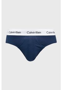 Calvin Klein Underwear - Slipy (3-pack). Kolor: wielokolorowy. Materiał: bawełna, dzianina, elastan. Wzór: gładki #6