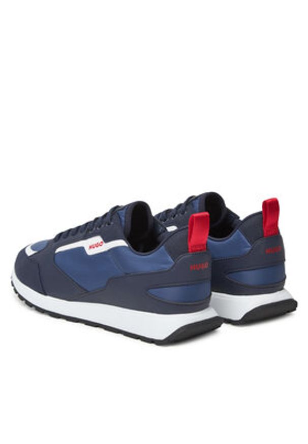 Hugo - HUGO Sneakersy Icelin 50536568 Granatowy. Kolor: niebieski. Materiał: materiał