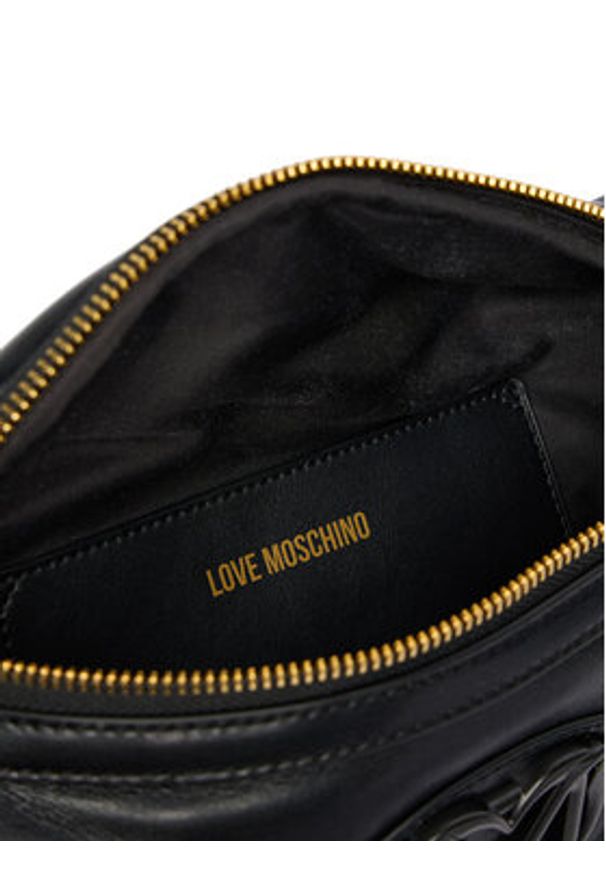 Love Moschino - LOVE MOSCHINO Nerka JC4337PP0OKM0000 Czarny. Kolor: czarny. Materiał: skóra