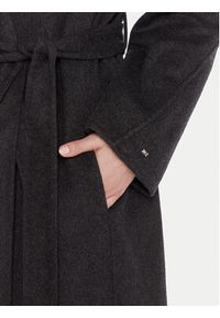 TOMMY HILFIGER - Tommy Hilfiger Płaszcz wełniany WW0WW47286 Szary Regular Fit. Kolor: szary. Materiał: syntetyk #2