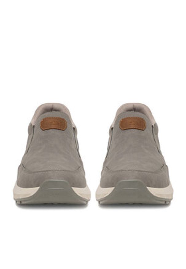 Rieker Półbuty 11550-42 Szary. Kolor: szary. Materiał: materiał