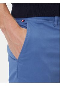 TOMMY HILFIGER - Tommy Hilfiger Chinosy Denton Essential MW0MW40262 Niebieski Straight Fit. Kolor: niebieski. Materiał: bawełna #3