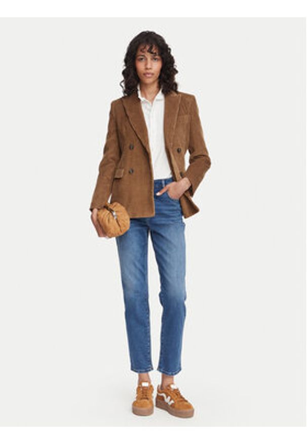 Weekend Max Mara Jeansy Lana 2625186071 Granatowy Straight Leg. Kolor: niebieski