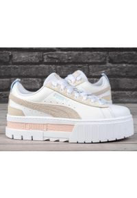 Buty damskie trampki sportowe Puma MAYZE MIX. Kolor: biały, wielokolorowy, beżowy. Sport: turystyka piesza